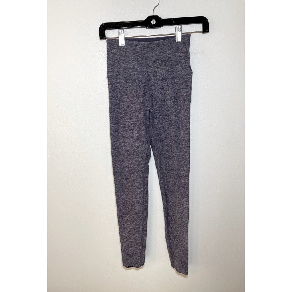 Beyond Yoga Purple Space Dye Purebarre Branded Leggings. Size Small